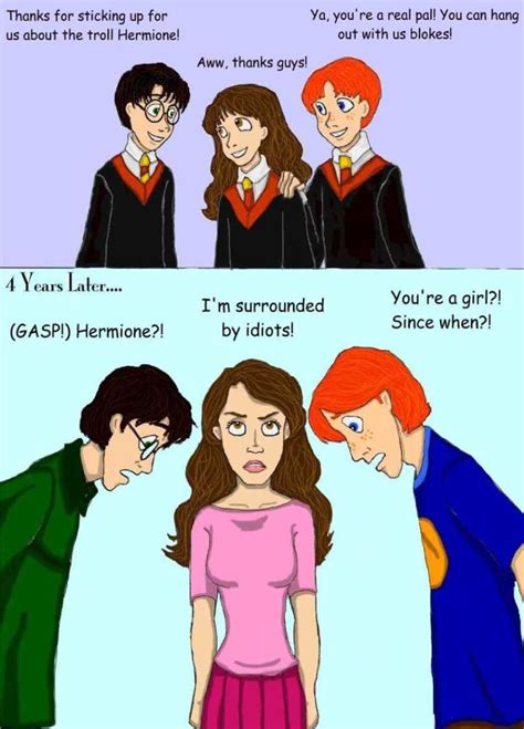 Shes A Girl By Dkcissner On Deviantart Harry Potter Comics Harry Potter Memes Harry Potter