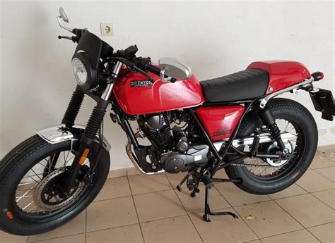 Was für daten hat das bike ? Brixton Cafe Racer 125 cm3, 2018 god.