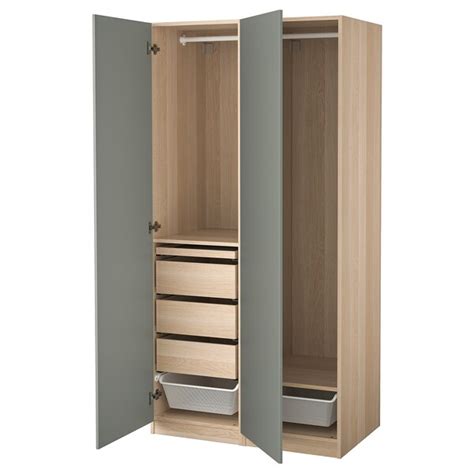 Everyday low prices and amazing selection. PAX / REINSVOLL Wardrobe combination - white stained oak ...