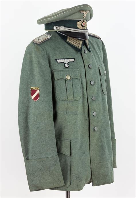 The links on the left contain english to latvian translations as well as other tools and info for learning latvian. Lot - LATVIAN LEGION PROPAGANDA MAJOR'S UNIFORM TUNIC AND ...