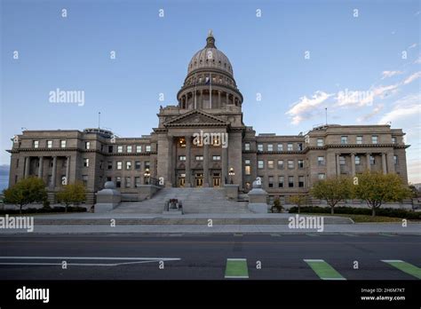 Idaho State Capitol Building In Downtown Boise Idaho Stock Photo Alamy