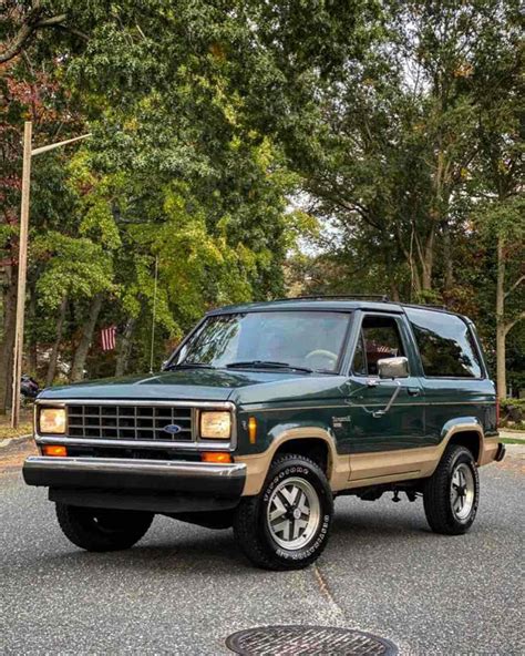 1986 Ford Bronco Ii Suv Green 4wd Automatic Classic Ford Bronco Ii