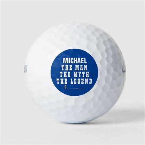 Create Your Own Name Initials Golf Balls Zazzle