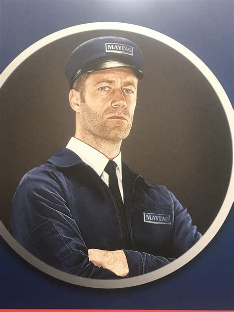 This Maytag Man Looks Like He’s Going To Come And Repo Your Appliances And Break Your Knee Caps