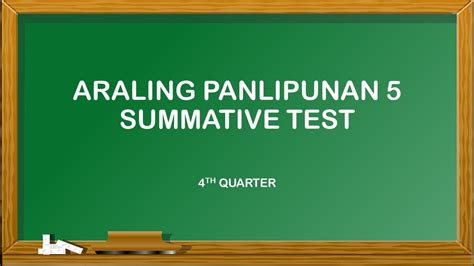 Summative Test In Araling Panlipunan Youtube Images Sexiezpicz Web Porn