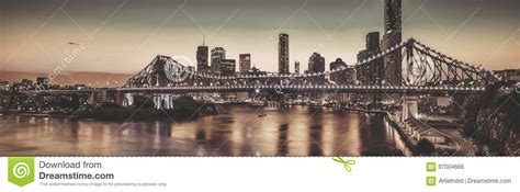 Iconic Story Bridge In Brisbane Queensland Australia Stock Photo