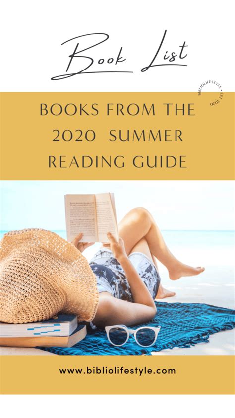 Bibliolifestyle The 2020 Bibliolifestyle Summer Reading Guide