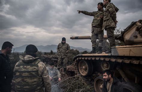 turkish troops attack u s backed kurds in syria a clash of nato allies the new york times
