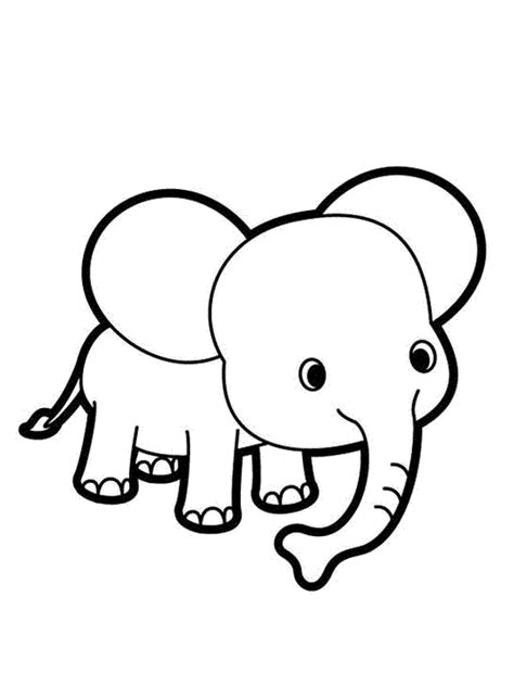 Dibujos Para Colorear De Elefantes Infantiles Dibujos Para Colorear Y