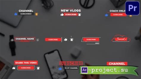 Videohive Youtube Subscribe Buttons Premiere Pro Mogrt 32323216