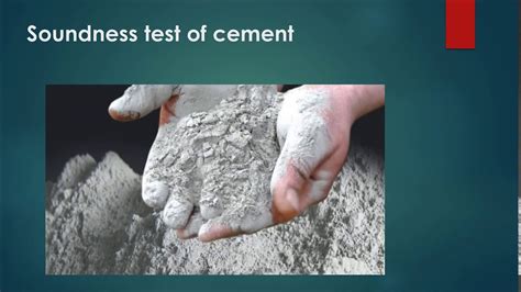 soundness test for cement - YouTube