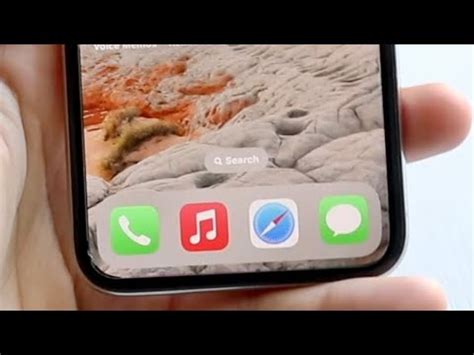 How To Remove Search Bar On Iphone Home Screen Youtube