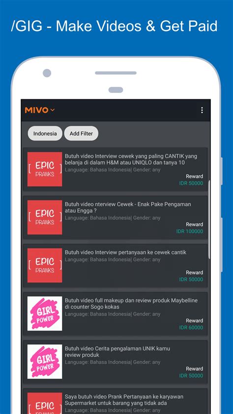 Mivo.tv merupakan sebuah aplikasi untuk dapat menyaksikan siaran tv indonesia melalui perangkat android kalian. Mivo for Android - APK Download