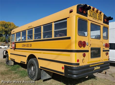 1996 International 3800 Amtran School Bus In Logan Ks Item Ho9749