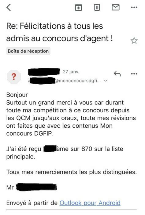 Inscription Concours Agent Finances Publiques