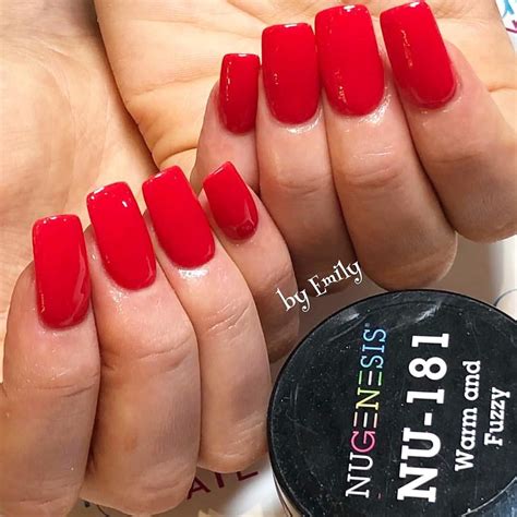 Opi big apple red powder dipping nail set only using base and activator & no clear powder needed. Red obsessed. | Dipped nails, Dip nail colors, Nail ...