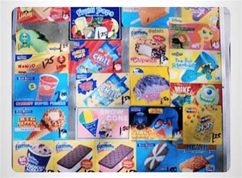 The Menu On The Side Of The Ice Cream Truck Nostalgia