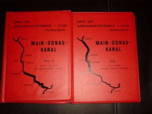 19,90 eur* details deutschland und beneluxländer: Karte der Bundeswasserstrassen Main-Donau-Kanal Teil 1 & 2 | eBay