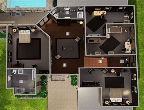 Sims 4 modern house blueprints awesome sims 3 house blueprints two. Great Modern Family House Plans Nice Design Multi Duplex ...
