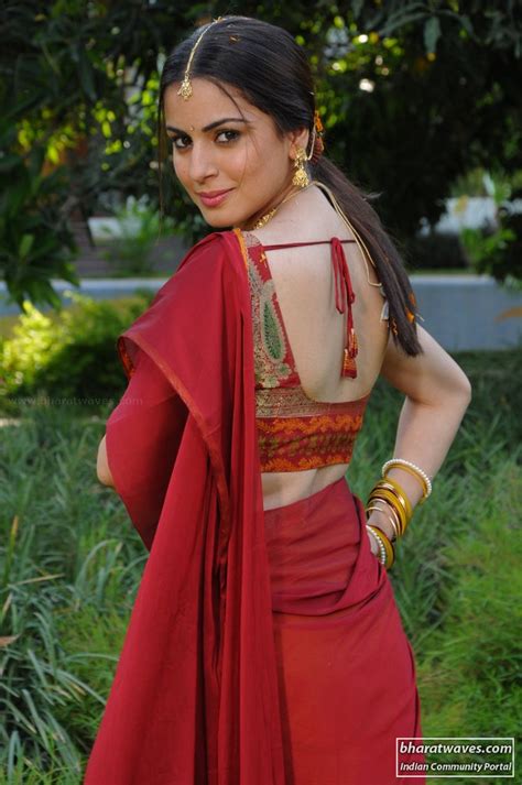 Telugu Actress Hot Photos Shraddha Arya Sexy Back Show In Saree
