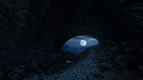 Cave Moon Dark HD wallpaper | games | Wallpaper Better