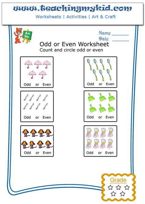 Add And Even Numbers Worksheet Worksheets For Kindergarten
