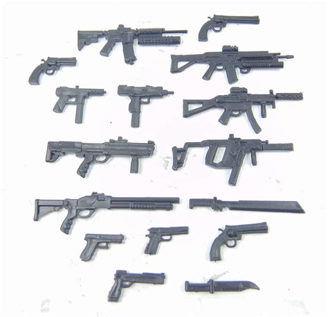 Action Figure Guns Collection 118 112 110 16 Scales