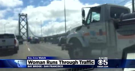 Naked Woman Runs Into Traffic After Bay Bridge Crash Cbs San Francisco