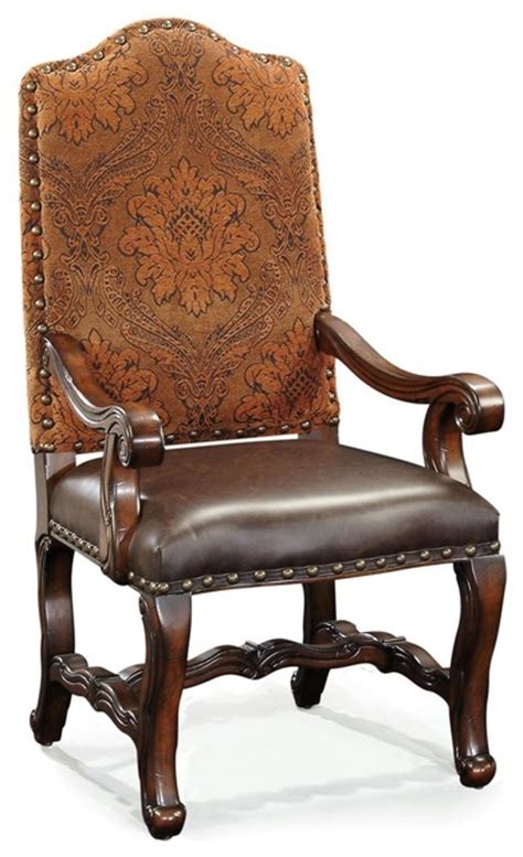 When you need extra seating and accent chairs for living room, family room or den, take a seat and shop online. New Ambella Home Small Arm Chair Leather Arm - Traditional ...