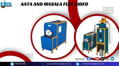 Aata And Masala Machine Full Video YouTube