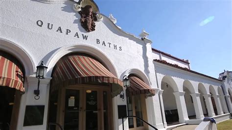 What To Know About Bathhouse Row In Hot Springs Arkansas Youtube