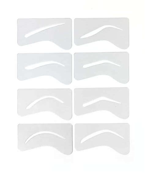 24 Lovely Eyebrow Stencils Perpetual Permanent Makeup