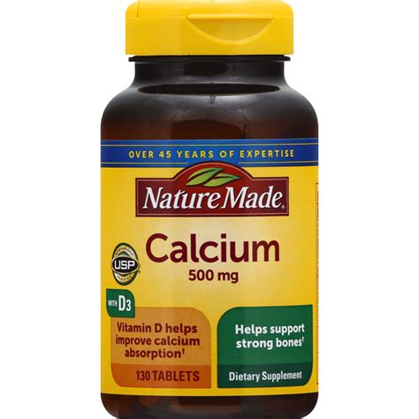 Nature Made Calcium Carbonate 500 Mg Wd Tablets 500 Mg Instacart