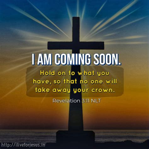 Jesus Is Coming Soon I Live For Jesus