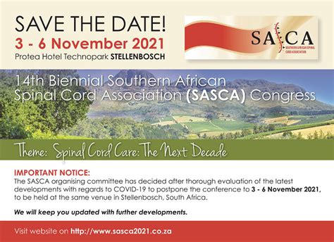Events Sasca Rehabilitation South Africa