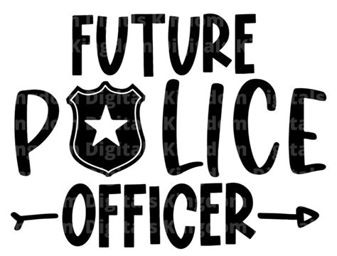 Future Police Officer Svg Baby Cop Svg Law Enforcement All American