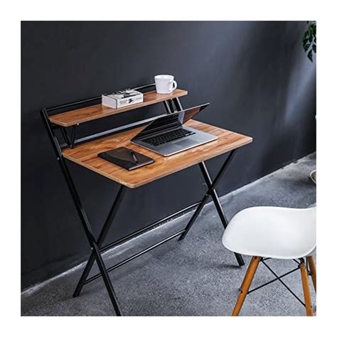 Jiwu 2 Style Folding Desk For Small Space No Assembly Required Home