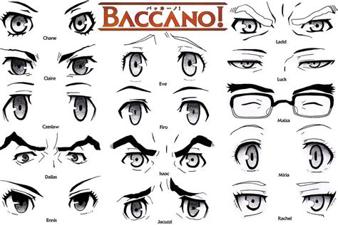 Eye Set Baccano By Sapphire56 On Deviantart Manga Eyes Anime Eyes
