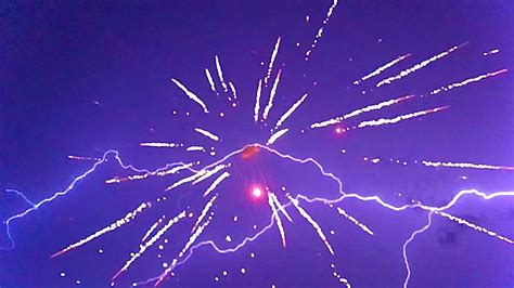 Insane Lightning Bolt Strikes Firework 🌩 💥 Youtube