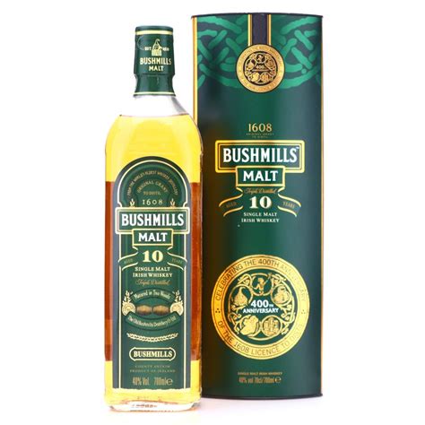 Bushmills 10 Year Old Single Malt 400th Anniversary Whisky Auctioneer
