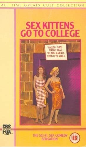 Sex Kittens Go To College 1960 Starring Mamie Van Doren On Dvd Dvd