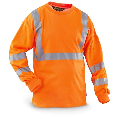 Lacrosse High Visibility Long Sleeved Crew T Shirt 215241 T