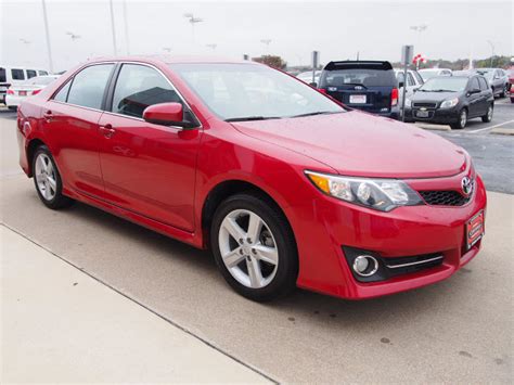 Transmission options consist solely of a. 2014 Barcelona Red Metallic Toyota Camry | Sedans ...