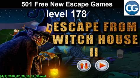 Walkthrough 501 Free New Escape Games Level 178 Escape From Witch