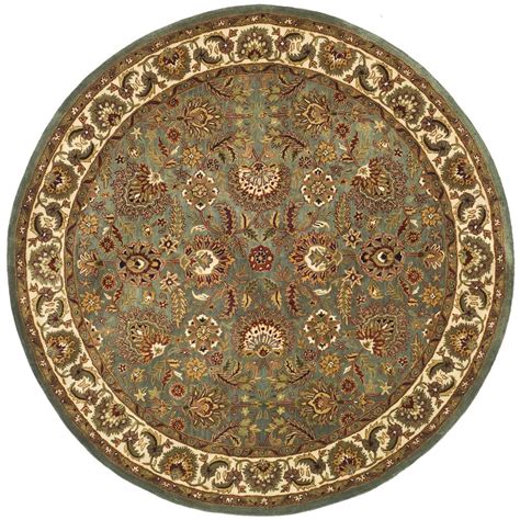 Safavieh Classic Celadonivory 6 Ft X 6 Ft Round Area Rug Cl359b 6r
