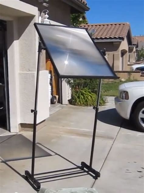 Build A Fresnel Lens Solar Cooker For Free Off Grid World