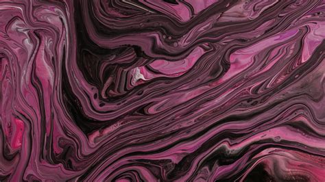 Light Pink Black Paints Stains Mixed Abstraction 4k 5k Hd Abstract