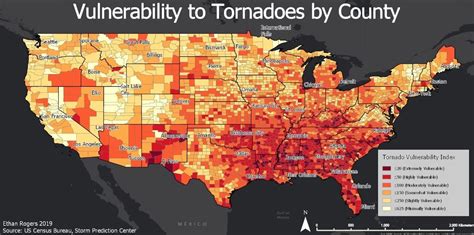 Tornado Map Shows Which Parts Of The Us Are Most Vulnerable The