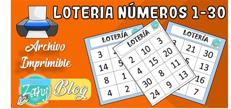 Loteria De Numeros Para Preescolar Para Imprimir Loteria Loterias