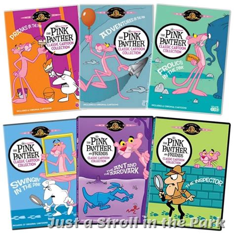 Pink Panther Classic Cartoon Collection Volumes 1 2 3 4 5 6 Boxdvd